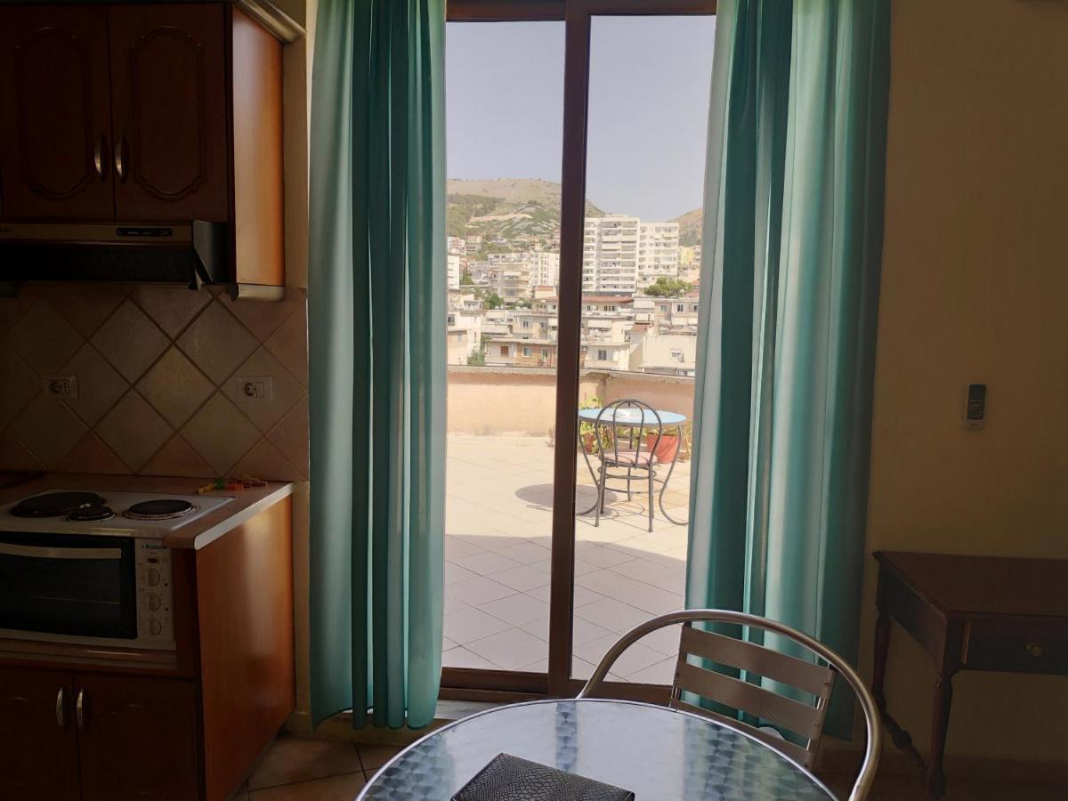 Private Studio Sea View 2 Minutes Away From Beach Sarandë Exterior foto